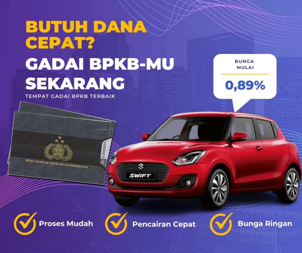 Pinjaman Dana Jaminan Bpkb Mobil Suzuki Swift Dapat Pinjaman Berapa? Seperti Ini Simulasinya